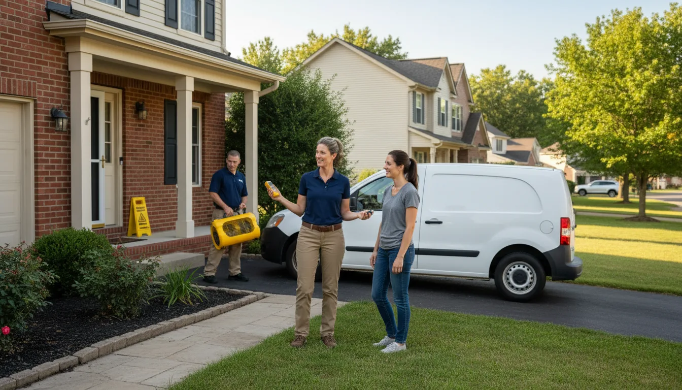 Water restoration image for Water Damage & Restoration Services in Clarksburg, OH
